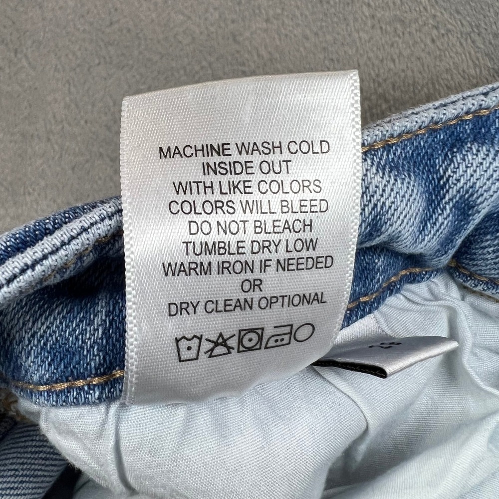 VERVET Flare Jeans Womens 29x31 Light Blue 90s Vintage Style V3132 Stretch Y2K - Picture 10 of 14